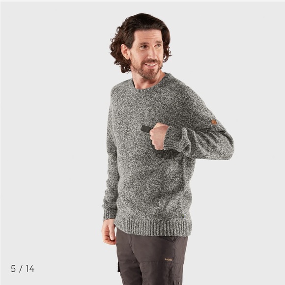 Fjallraven Lada Round-neck Wool Sweater Size Men’s Small - Picture 8 of 16